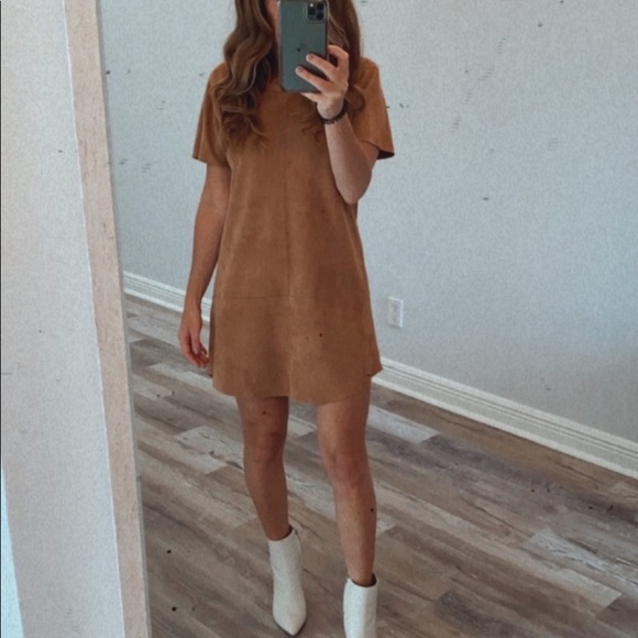 MINKPINK Dresses & Skirts - Minkpink faux suede shirt dress